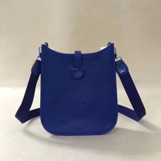 Hermes Mini Evelyne TPM Tas Elektrisch Blauw