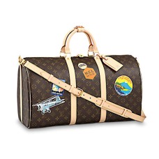 Louis Vuitton Keepall Bandouliere 45 P00153 Monogram Canvas My World Tour-tas