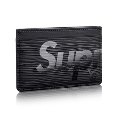 Louis Vuitton x Supreme Porte Carte Eenvoudige kaarthouder M67753 Epi leer