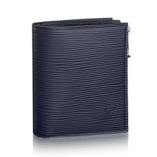 Louis Vuitton Smart Wallet M64008 Epi Leder Blauw Marine