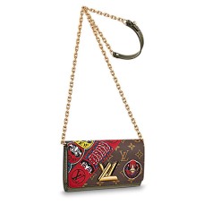 Louis Vuitton Twist Chain Portemonnee M67270 Monogram Canvas