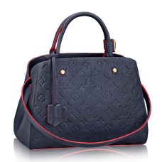 Louis Vuitton M42746 Montaigne MM Draagtas Monogram Empreinte Leer