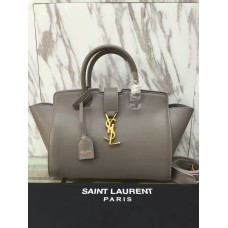 YSL Downtown Cabas Tote 30cm Grijs