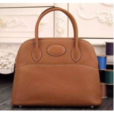 Hermes Bolide 31cm Togo lederen bruine tas