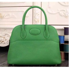Hermes Bolide 31cm Togo lederen groene tas
