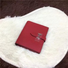 Hermes Bi-Fold Portemonnee H006 Rood