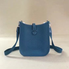 Hermes Mini Evelyne TPM Tas Blauw