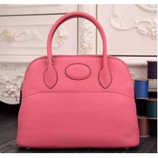 Hermes Bolide 31cm Togo lederen roze tas