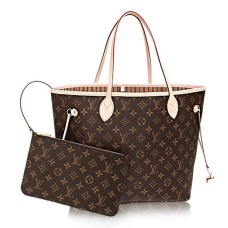 Louis Vuitton M40995 Neverfull MM schoudertas monogram canvas