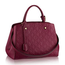 Louis Vuitton M41196 Montaigne MM Draagtas Monogram Empreinte Leer