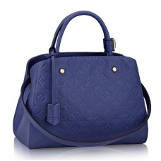 Louis Vuitton M41309 Montaigne MM Draagtas Monogram Empreinte Leer