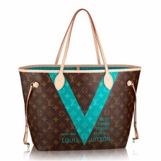 Louis Vuitton M41601 Neverfull MM schoudertas monogram canvas