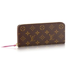 Louis Vuitton M42119 Clemence Portemonnee Monogram Canvas