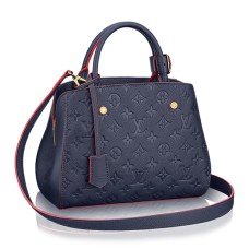 Louis Vuitton M42747 Montaigne BB Draagtas Monogram Empreinte Leer