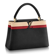 Louis Vuitton M42924 Capucines MM draagtas Taurillon leer