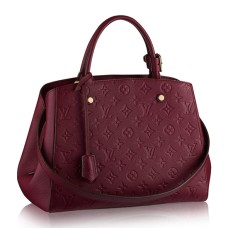 Louis Vuitton M43258 Montaigne MM Draagtas Monogram Empreinte Leer