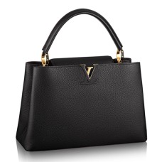 Louis Vuitton M48864 Capucines MM draagtas Taurillon leer