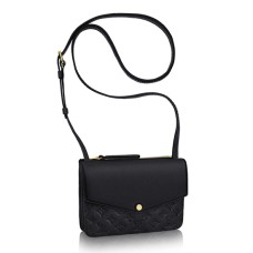Louis Vuitton M50258 Twice Crossbody Tas Monogram Empreinte Leer