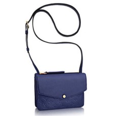 Louis Vuitton M50262 Twice Crossbody Tas Monogram Empreinte Leer