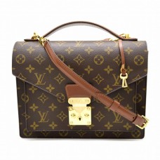 Louis Vuitton M51185 Monceau Crossbody Tas Monogram Canvas