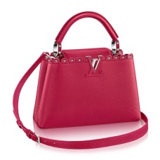 Louis Vuitton M54419 Capucines BB Tote tas Taurillon leer