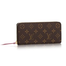 Louis Vuitton M60742 Clemence Portemonnee Monogram Canvas