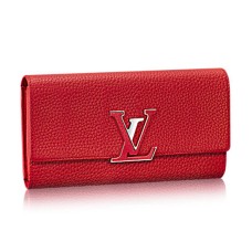 Louis Vuitton M61471 Capucines Portemonnee Taurillon Leer