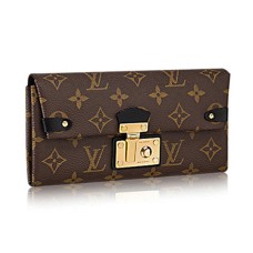 Louis Vuitton M61499 Triangle Chain Portemonnee Monogram Canvas