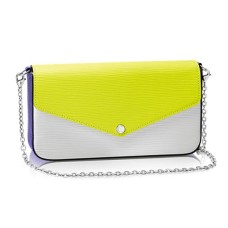 Louis Vuitton M61753 Pochette Felicie Chain Portemonnee Epi Leer
