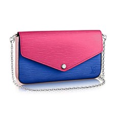 Louis Vuitton M61754 Pochette Felicie Chain Portemonnee Epi Leer
