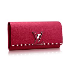 Louis Vuitton M64104 Capucines Portemonnee Taurillon Leer