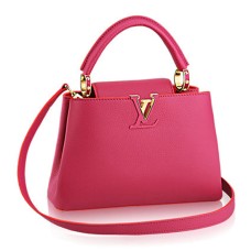Louis Vuitton M90294 Capucines BB Tote tas Taurillon leer