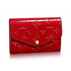 Louis Vuitton M90925 Sarah Compact Portemonnee Monogram Vernis