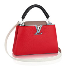 Louis Vuitton M90937 Capucines BB Tote tas Taurillon leer