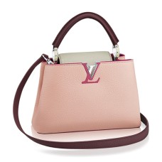 Louis Vuitton M90939 Capucines BB Tote tas Taurillon leer