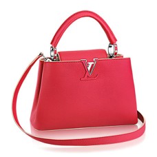 Louis Vuitton M90940 Capucines BB Tote tas Taurillon leer