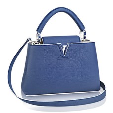Louis Vuitton M90941 Capucines BB Tote tas Taurillon leer