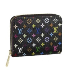 Louis Vuitton M93740 Zippy Portemonnee Monogram Veelkleurig Canvas