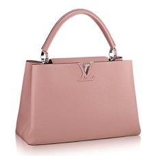 Louis Vuitton M94471 Capucines MM draagtas Taurillon leer