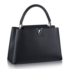 Louis Vuitton M94633 Capucines MM draagtas Taurillon leer