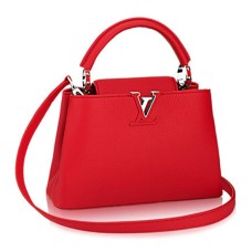 Louis Vuitton M94754 Capucines BB Tote tas Taurillon leer