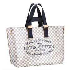 Louis Vuitton N41180 Cabas GM Schoudertas Damier Azur Canvas