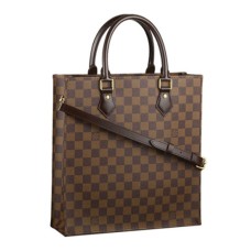 Louis Vuitton N41226 Sac Plat PM Draagtas Damier Ebene Canvas