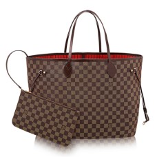 Louis Vuitton N41357 Neverfull GM schoudertas Damier Ebene Canvas