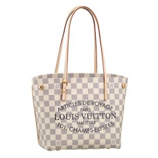 Louis Vuitton N41376 Cabas PM Schoudertas Damier Azur Canvas