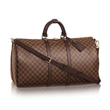 Louis Vuitton N41414 Keepall Bandoulière 55 Plunjezak Damier Ebene Canvas