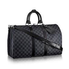 Louis Vuitton N41418 Keepall Bandoulière 45 Plunjezak Damier Graphite Canvas