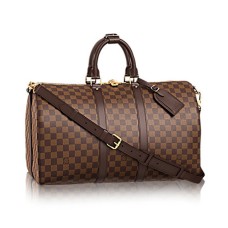 Louis Vuitton M41418 Keepall Bandouliere 45 Plunjezak Damier Ebene Canvas