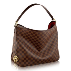 Louis Vuitton N41460 Heerlijke MM Hobo Bag Damier Ebene Canvas