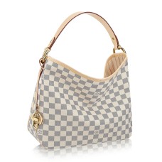 Louis Vuitton N41462 Heerlijke PM Hobo Bag Damier Azur Canvas